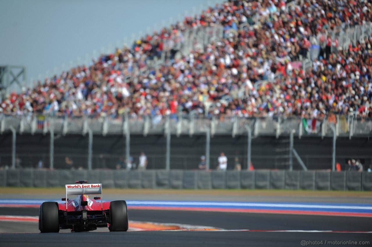 GP USA, 18.11.2012 - Gara, Fernando Alonso (ESP) Ferrari F2012