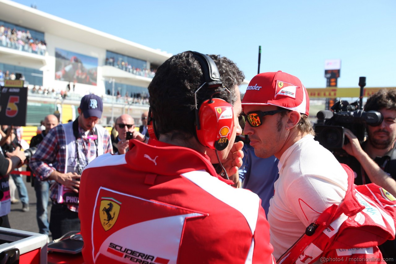 GP USA, 18.11.2012 - Gara, Fernando Alonso (ESP) Ferrari F2012