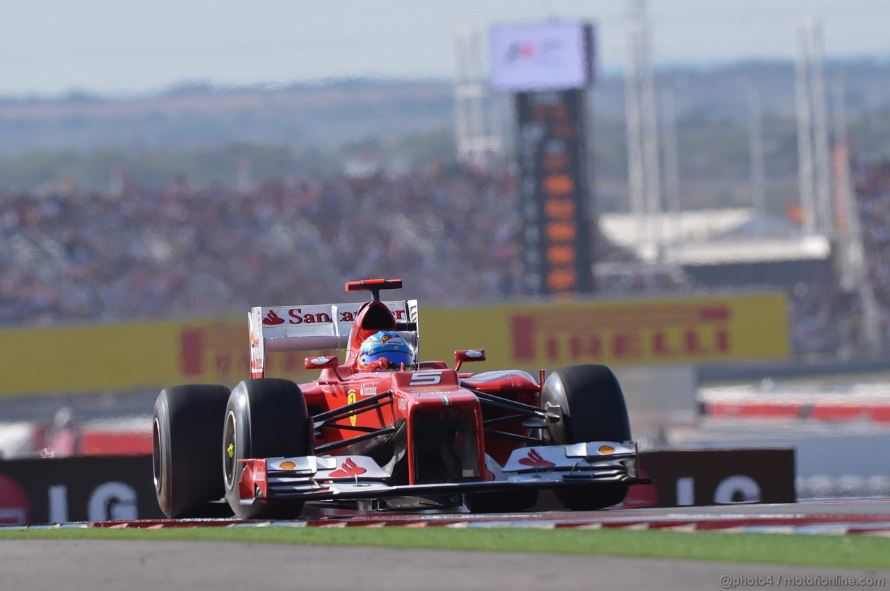 GP USA, 18.11.2012 - Gara, Fernando Alonso (ESP) Ferrari F2012