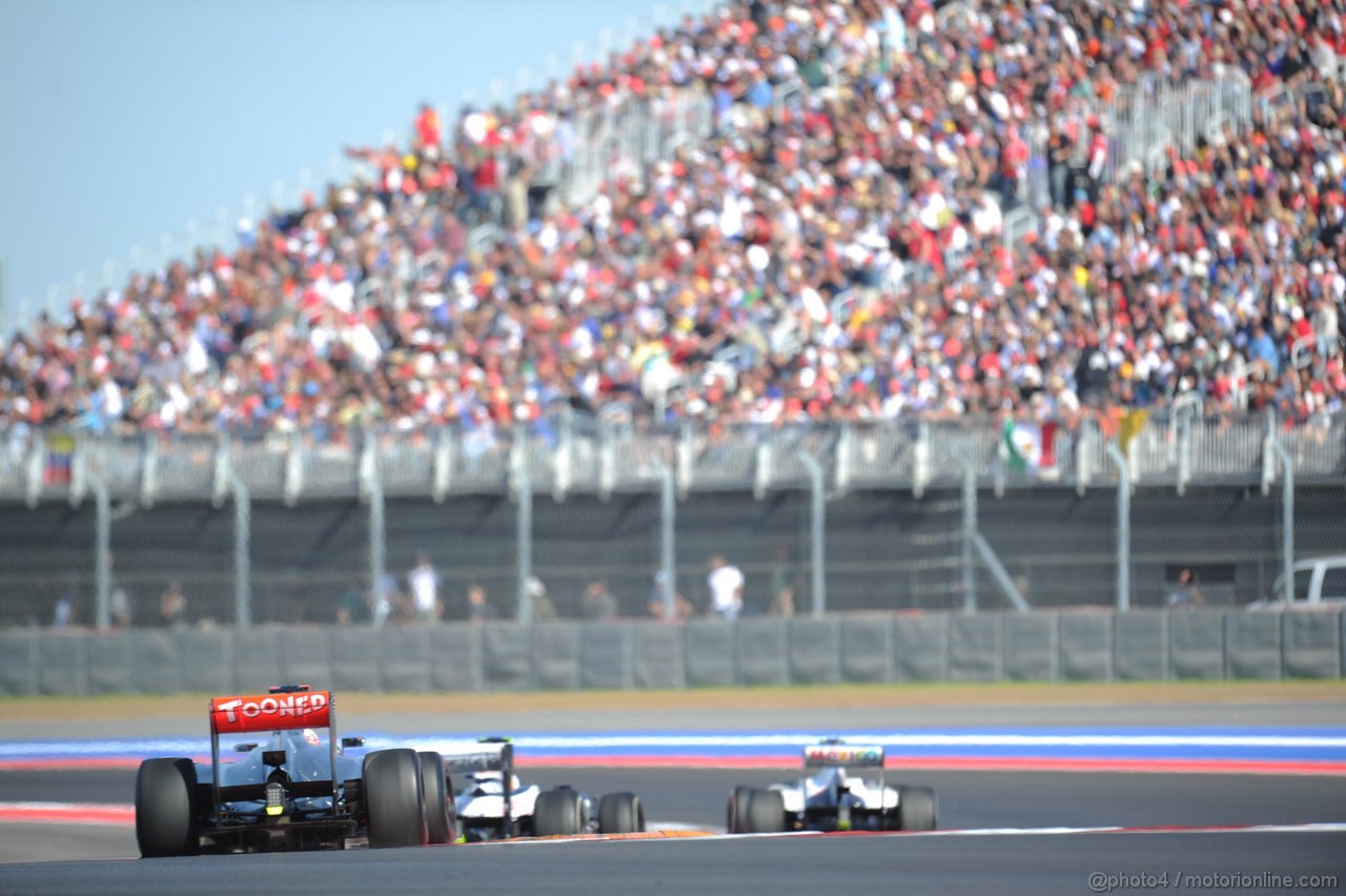 GP USA, 18.11.2012 - Gara, Jenson Button (GBR) McLaren Mercedes MP4-27