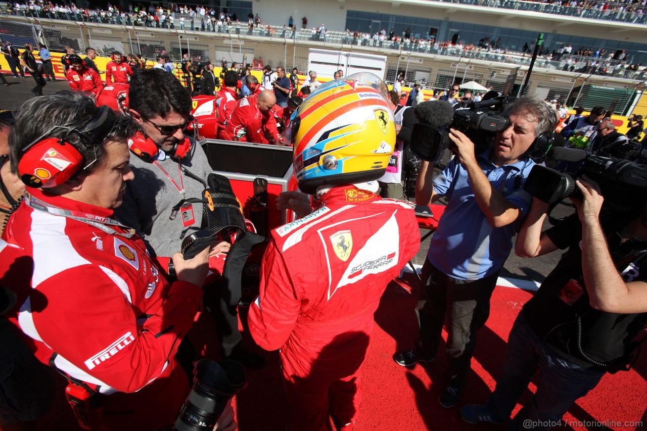 GP USA, 18.11.2012 - Gara, Fernando Alonso (ESP) Ferrari F2012