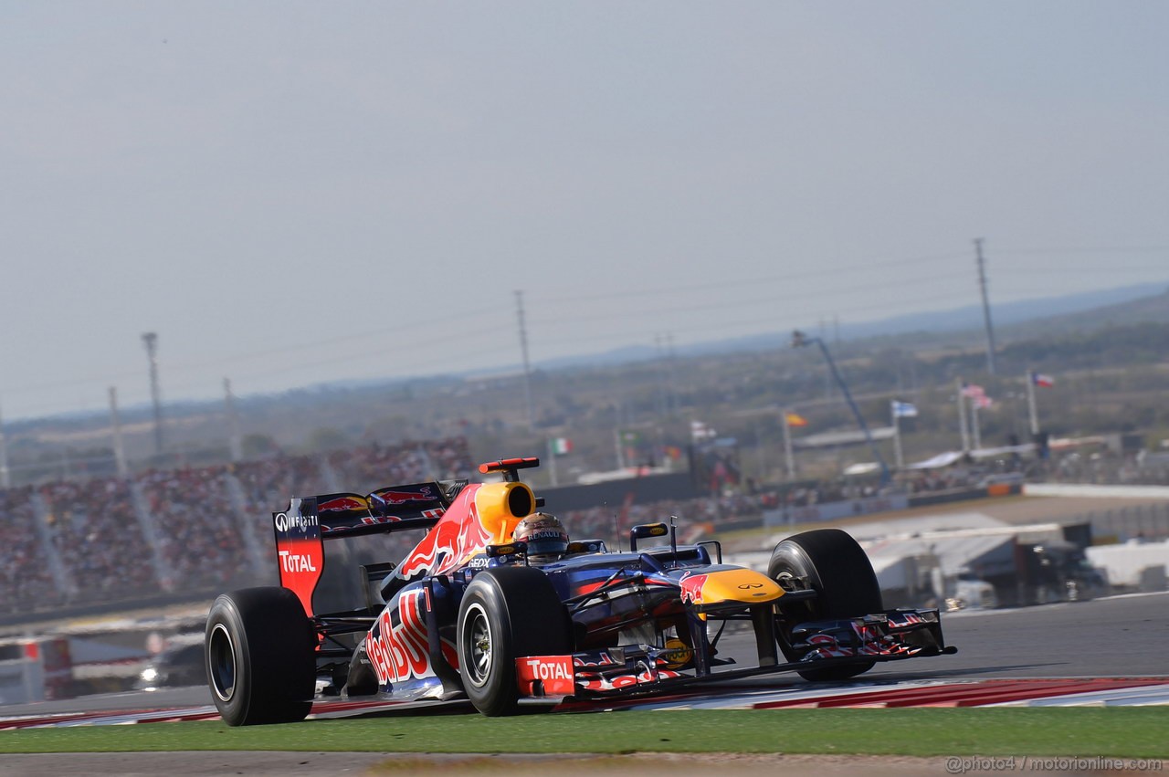 GP USA, 18.11.2012 - Gara, Sebastian Vettel (GER) Red Bull Racing RB8
