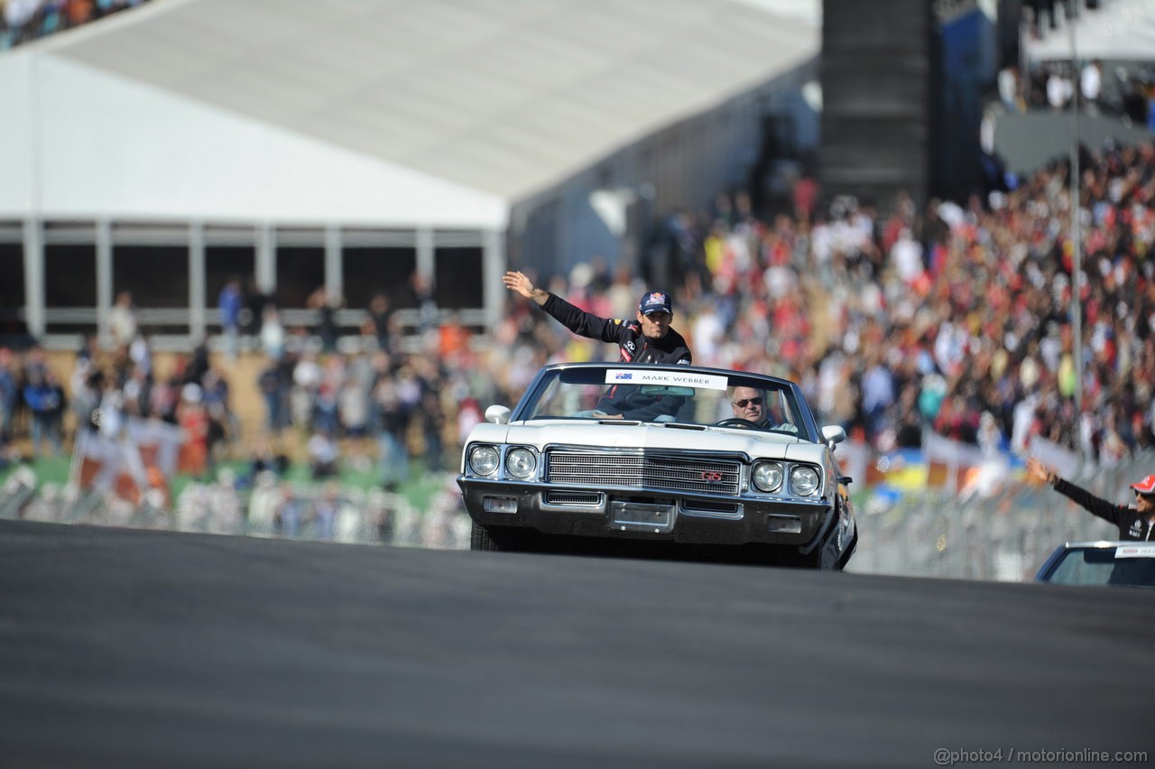 GP USA, 18.11.2012 - Gara, Mark Webber (AUS) Red Bull Racing RB8