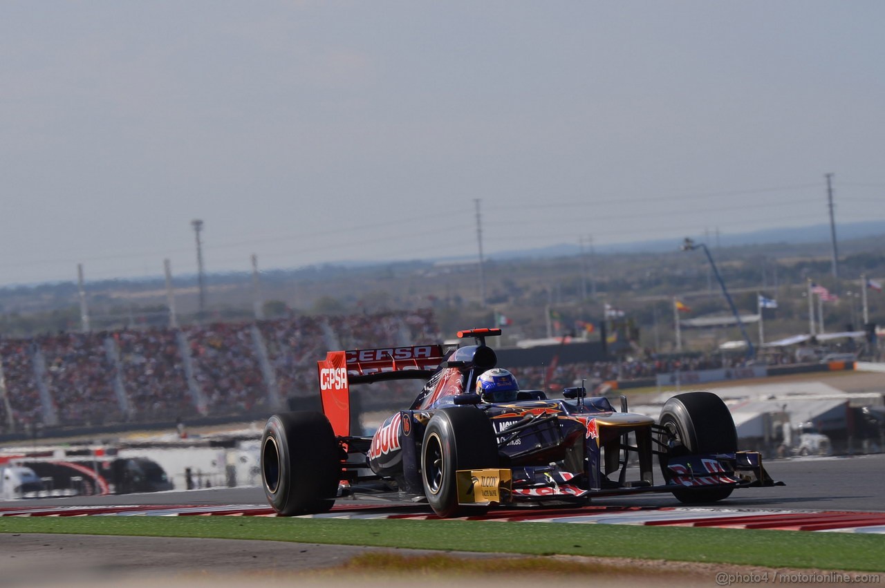 GP USA, 18.11.2012 - Gara, Daniel Ricciardo (AUS) Scuderia Toro Rosso STR7