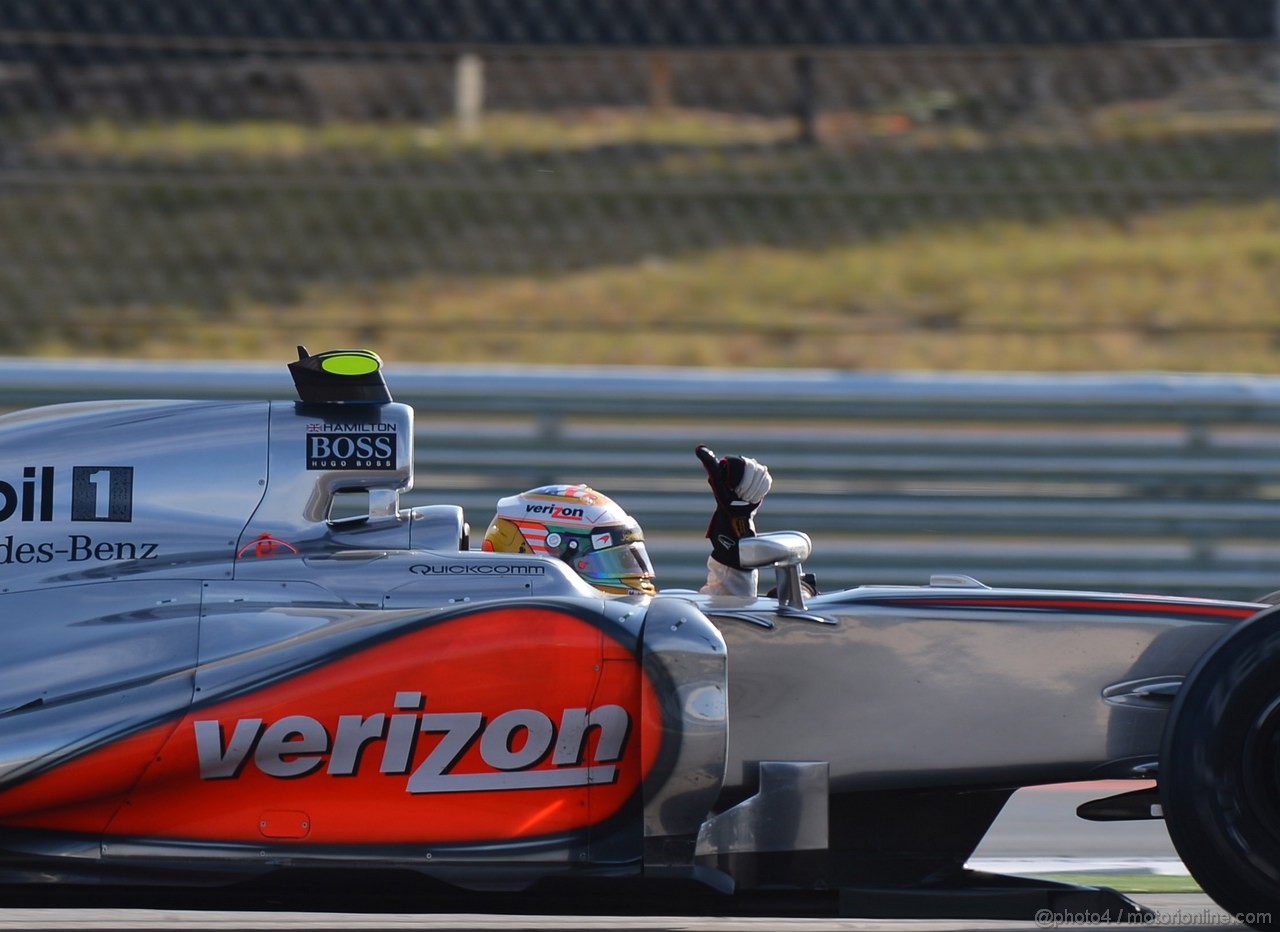 GP USA, 18.11.2012 - Gara, winner: Lewis Hamilton (GBR) McLaren Mercedes MP4-27