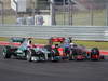 GP USA, 18.11.2012 - Gara, Jenson Button (GBR) McLaren Mercedes MP4-27 e Michael Schumacher (GER) Mercedes AMG F1 W03