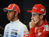 GP USA, 18.11.2012 - Press Conference, , Fernando Alonso (ESP) Ferrari F2012 e Lewis Hamilton (GBR) McLaren Mercedes MP4-27