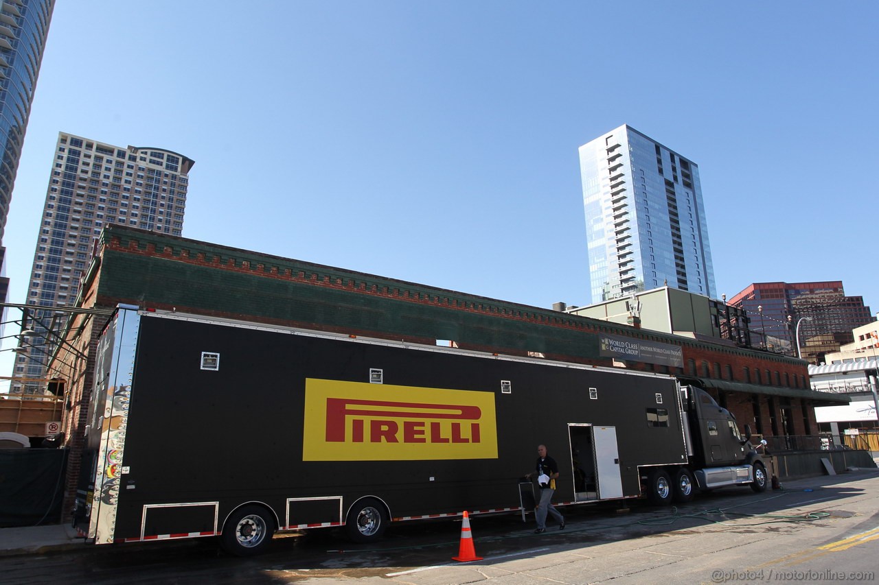 GP USA, 15.11.2012 - Atmosphere of Texas, Pirelli Truck in Austin
