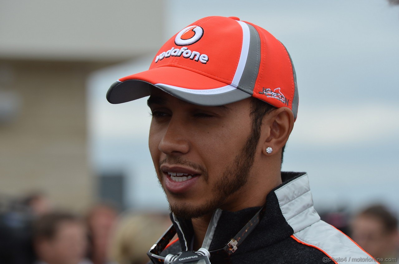 GP USA, 15.11.2012 - Lewis Hamilton (GBR) McLaren Mercedes MP4-27