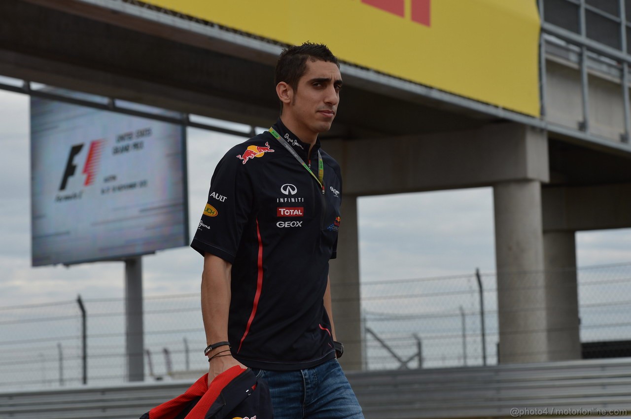GP USA, 15.11.2012 - Sebastien Buemi (FRA) Redbull 3rd Driver