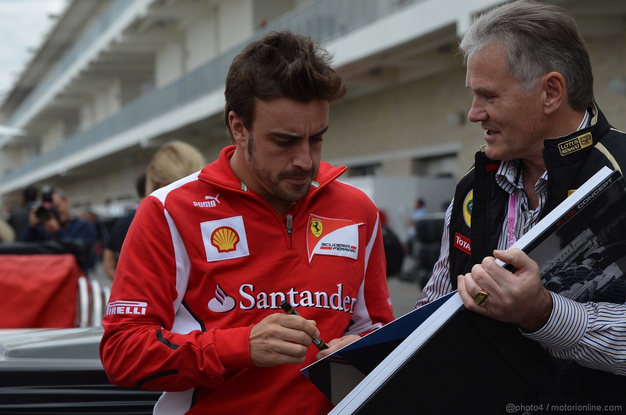 GP USA, 15.11.2012 - Fernando Alonso (ESP) Ferrari F2012