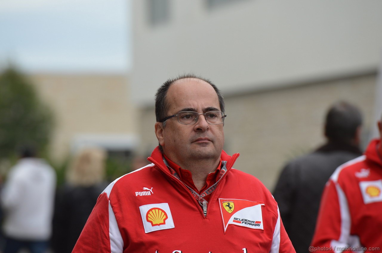 GP USA, 15.11.2012 - Luca Colajanni (ITA) Ferrari press Office