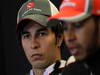 GP USA, 15.11.2012 - Press Conference: Sergio Prez (MEX) Sauber F1 Team C31 e Lewis Hamilton (GBR) McLaren Mercedes MP4-27