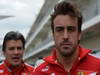 GP USA, 15.11.2012 - Fernando Alonso (ESP) Ferrari F2012 with Fabrizio Borra (ITA) his personal Trainer