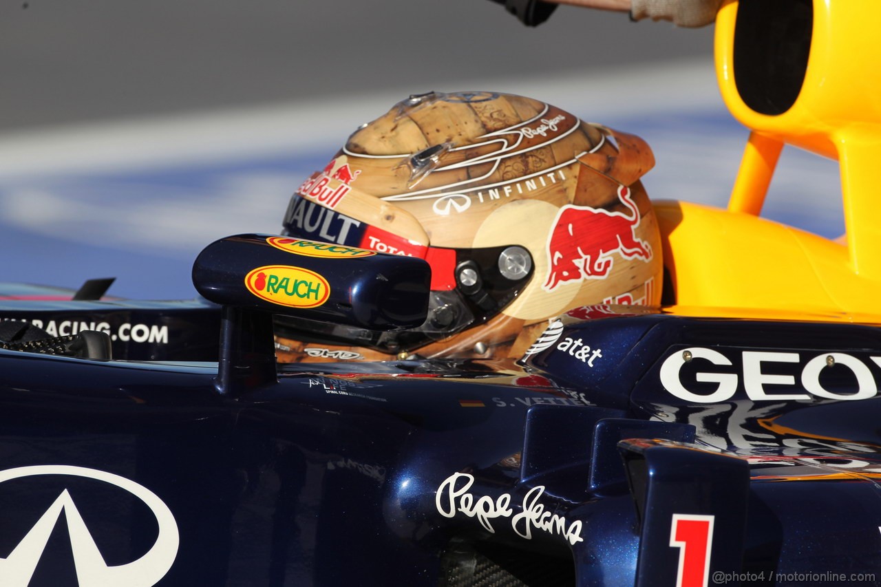 GP USA, 17.11.2012 - Prove Libere 3, Sebastian Vettel (GER) Red Bull Racing RB8