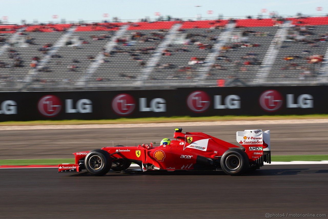 GP USA, 17.11.2012 - Prove Libere 3, Felipe Massa (BRA) Ferrari F2012