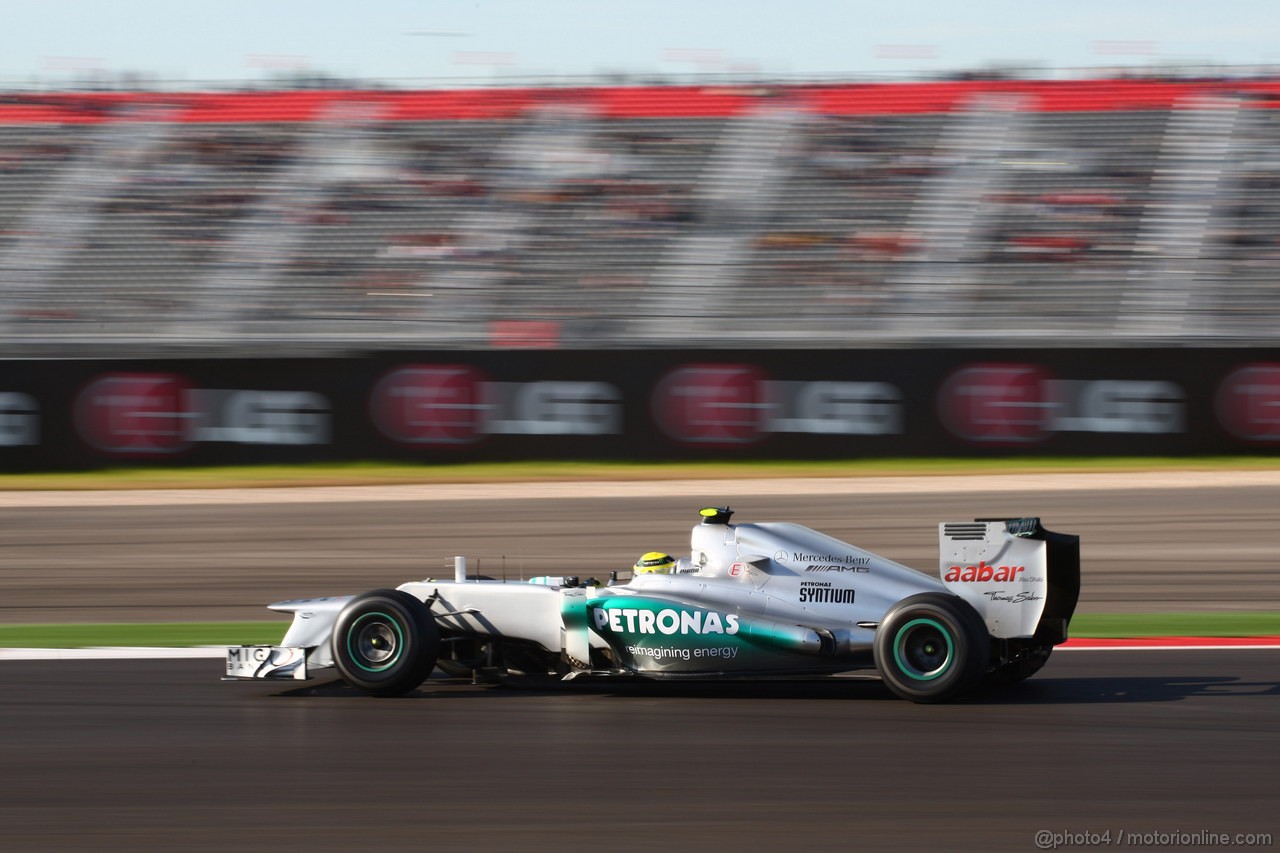 GP USA, 17.11.2012 - Prove Libere 3, Nico Rosberg (GER) Mercedes AMG F1 W03