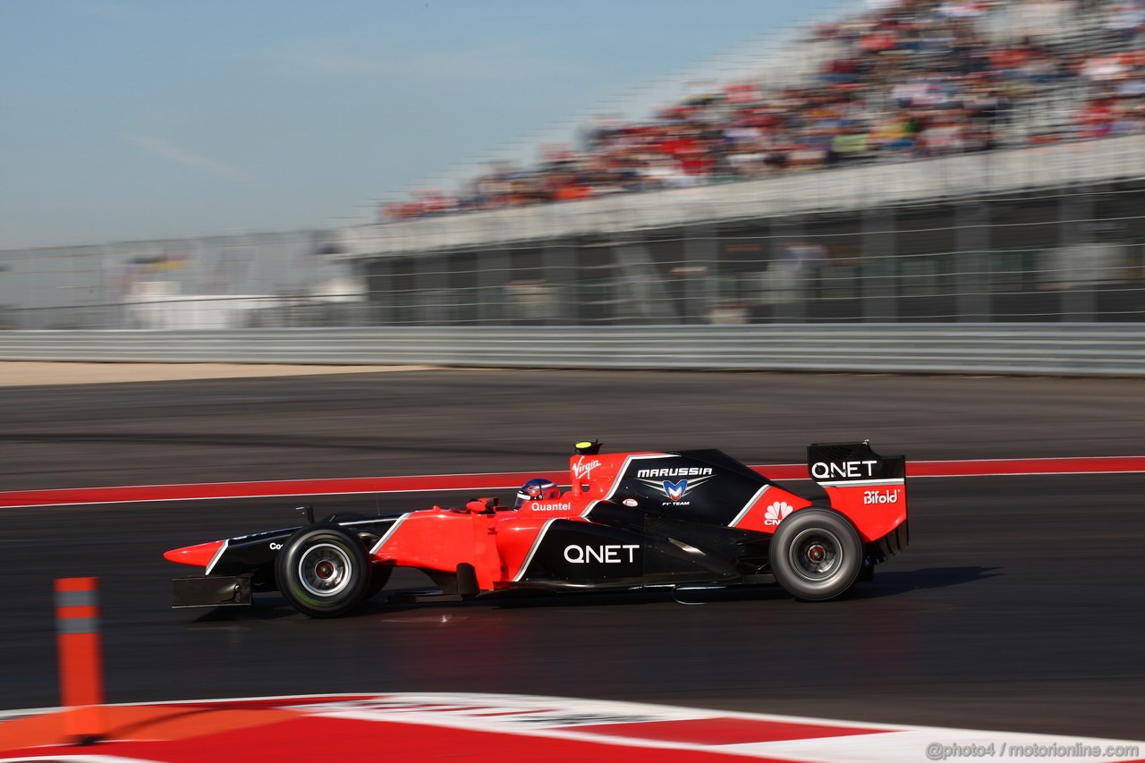GP USA, 17.11.2012 - Prove Libere 3, Charles Pic (FRA) Marussia F1 Team MR01 