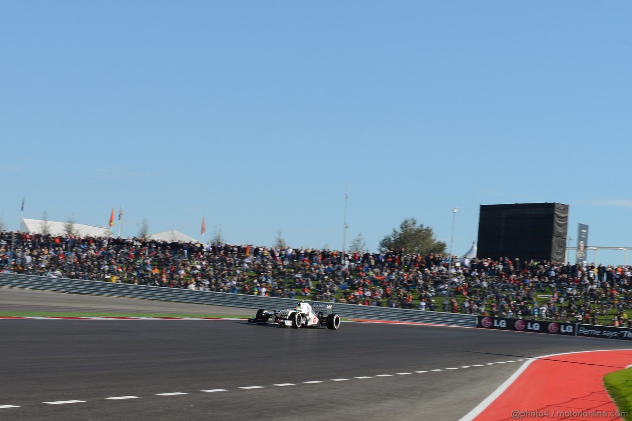 GP USA, 17.11.2012 - Prove Libere 3, Sergio Prez (MEX) Sauber F1 Team C31