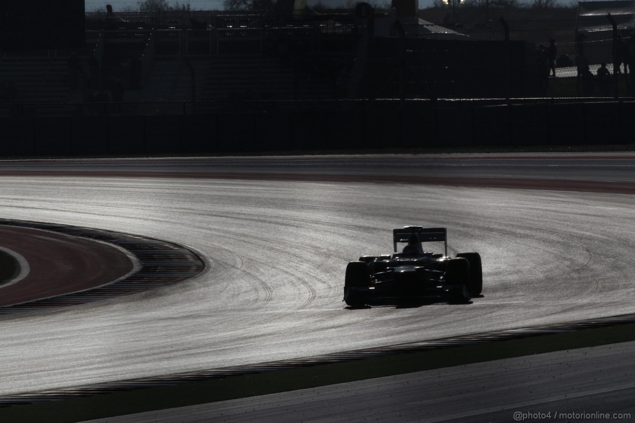 GP USA, 17.11.2012 - Prove Libere 3, Sergio Prez (MEX) Sauber F1 Team C31