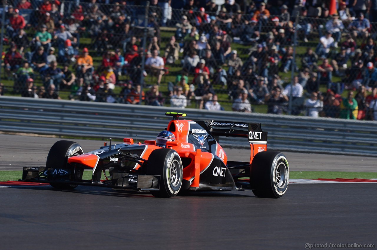 GP USA, 17.11.2012 - Prove Libere 3, Charles Pic (FRA) Marussia F1 Team MR01