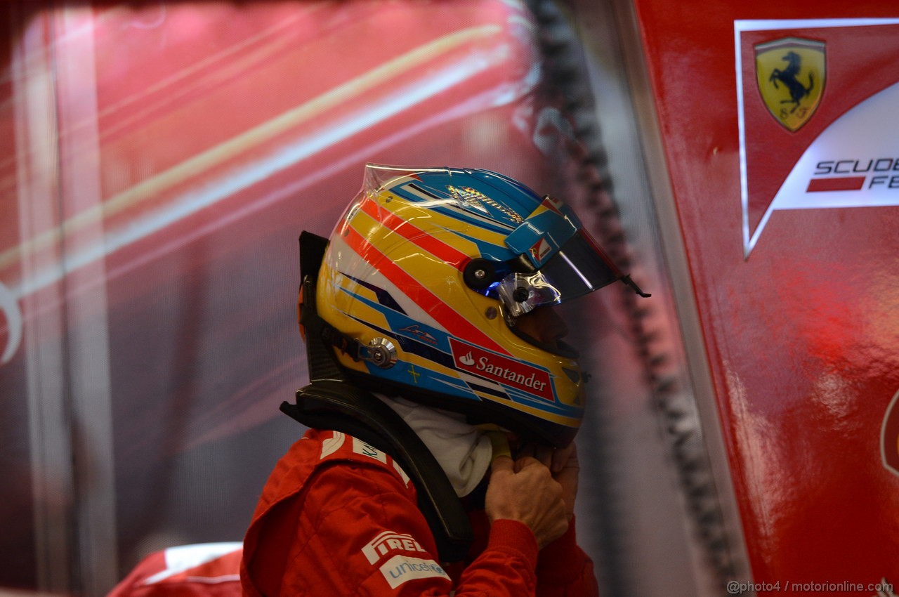 GP USA, 17.11.2012 - Prove Libere 3, Fernando Alonso (ESP) Ferrari F2012