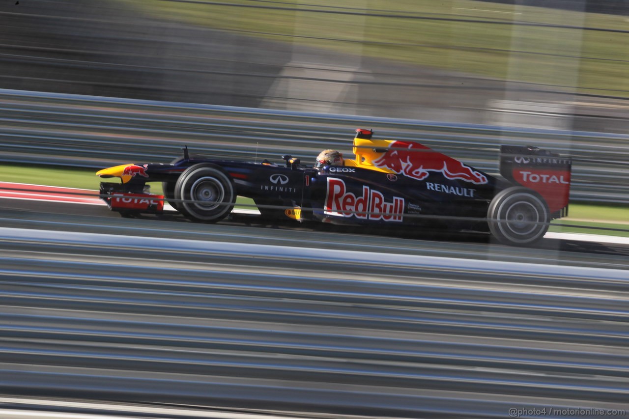 GP USA, 17.11.2012 - Prove Libere 3, Sebastian Vettel (GER) Red Bull Racing RB8