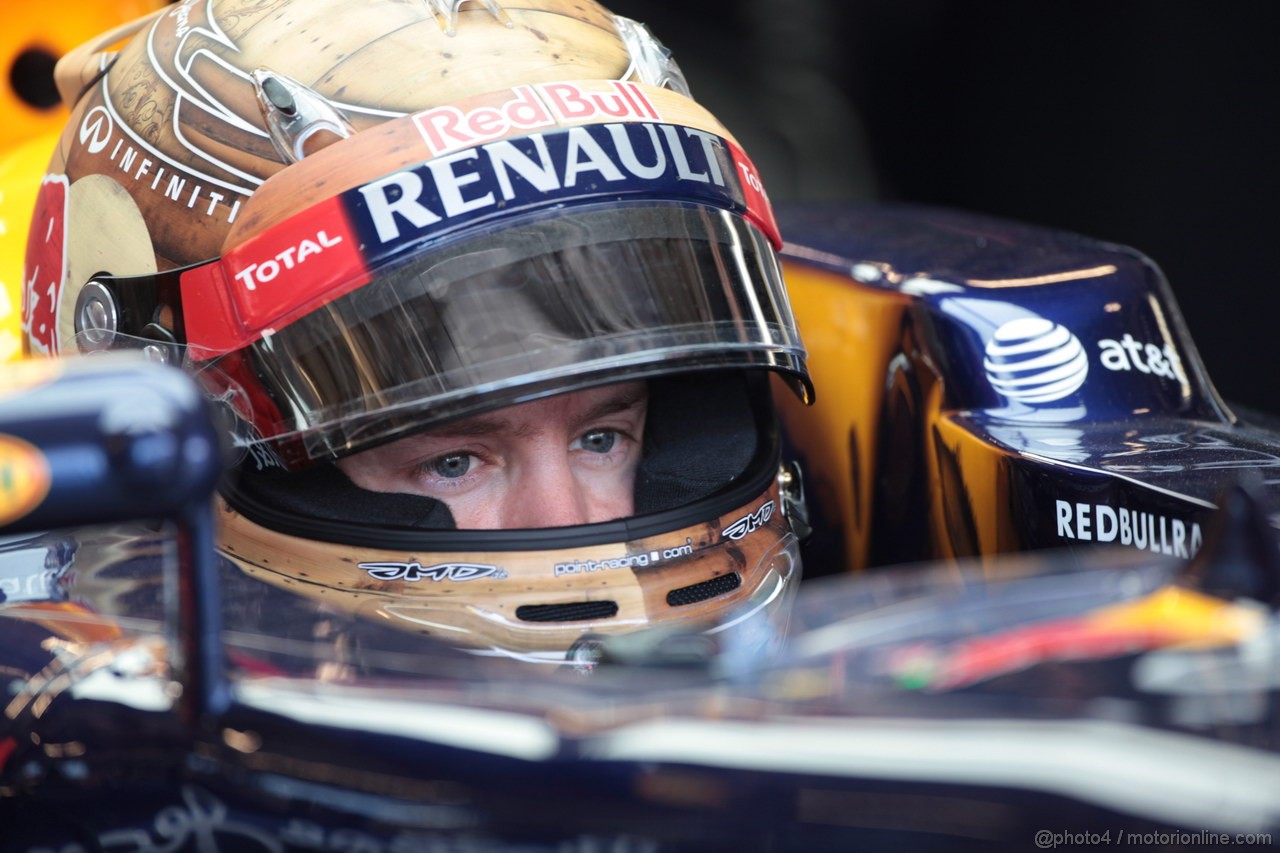 GP USA, 17.11.2012 - Prove Libere 3, Sebastian Vettel (GER) Red Bull Racing RB8