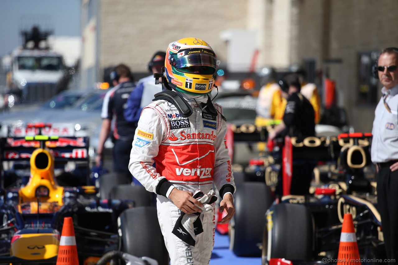 GP USA, 17.11.2012 - Qualifiche, Lewis Hamilton (GBR) McLaren Mercedes MP4-27
