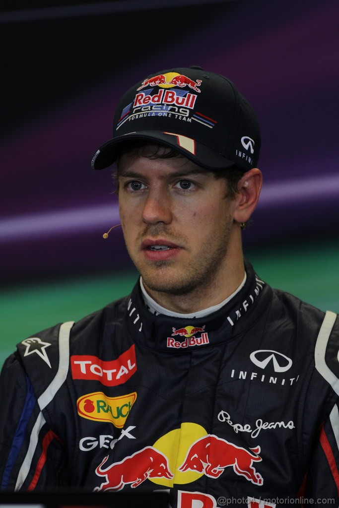 GP USA, 17.11.2012 - Press Conference,  Sebastian Vettel (GER) Red Bull Racing RB8