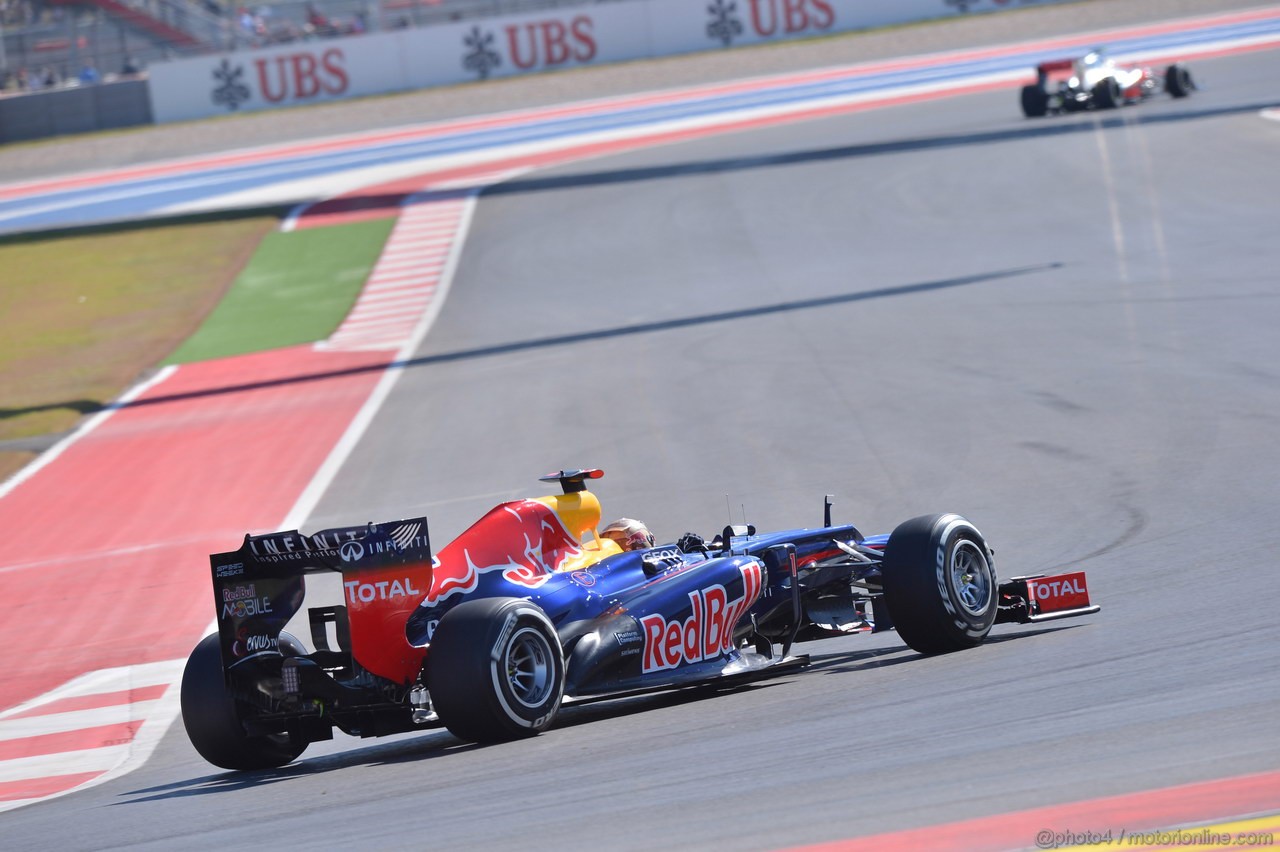 GP USA, 17.11.2012 - Qualifiche, Sebastian Vettel (GER) Red Bull Racing RB8