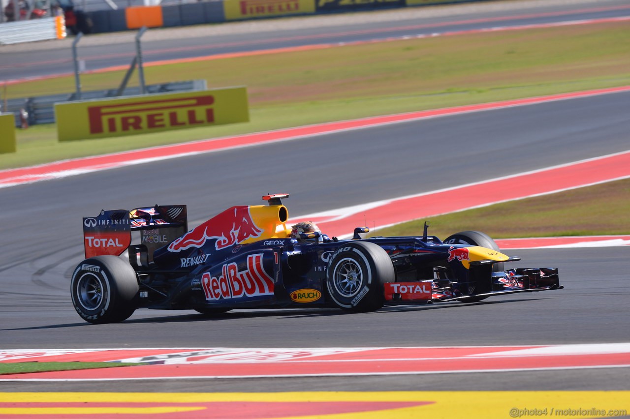 GP USA, 17.11.2012 - Qualifiche, Sebastian Vettel (GER) Red Bull Racing RB8