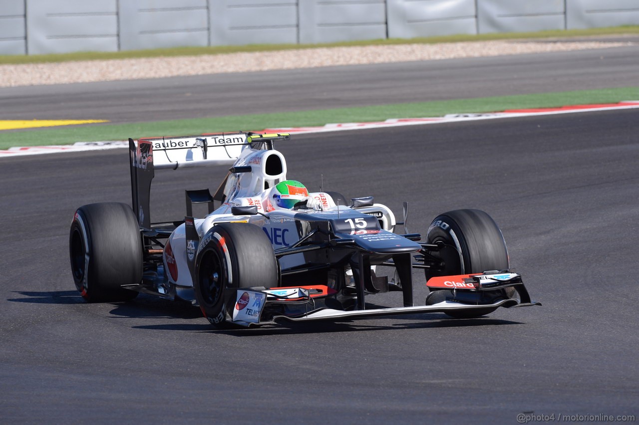 GP USA, 17.11.2012 - Qualifiche, Sergio Prez (MEX) Sauber F1 Team C31