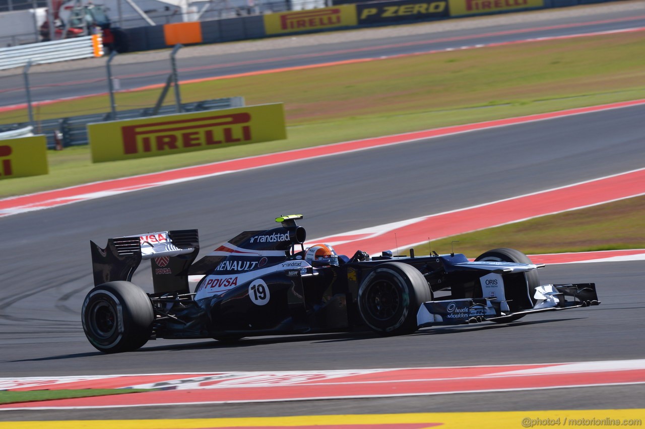 GP USA, 17.11.2012 - Qualifiche, Bruno Senna (BRA) Williams F1 Team FW34