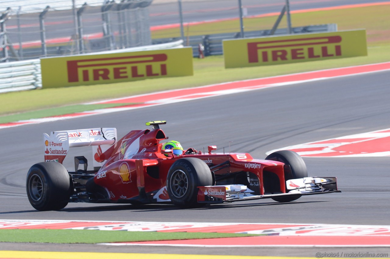 GP USA, 17.11.2012 - Qualifiche, Felipe Massa (BRA) Ferrari F2012