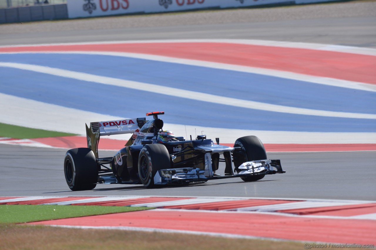 GP USA, 17.11.2012 - Qualifiche, Pastor Maldonado (VEN), Williams F1 Team FW34