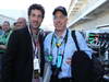 GP USA, 17.11.2012 - Patrick Dempsey (USA) Actor with Greg Lemond (USA) ex-Cyclist