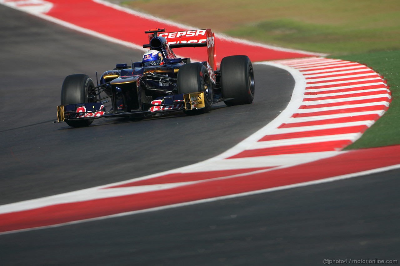 GP USA, 16.11.2012 - Free practice 1, Daniel Ricciardo (AUS) Scuderia Toro Rosso STR7