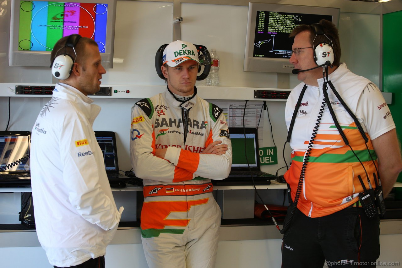 GP USA, 16.11.2012 - Free practice 1, Nico Hulkenberg (GER) Sahara Force India F1 Team VJM05