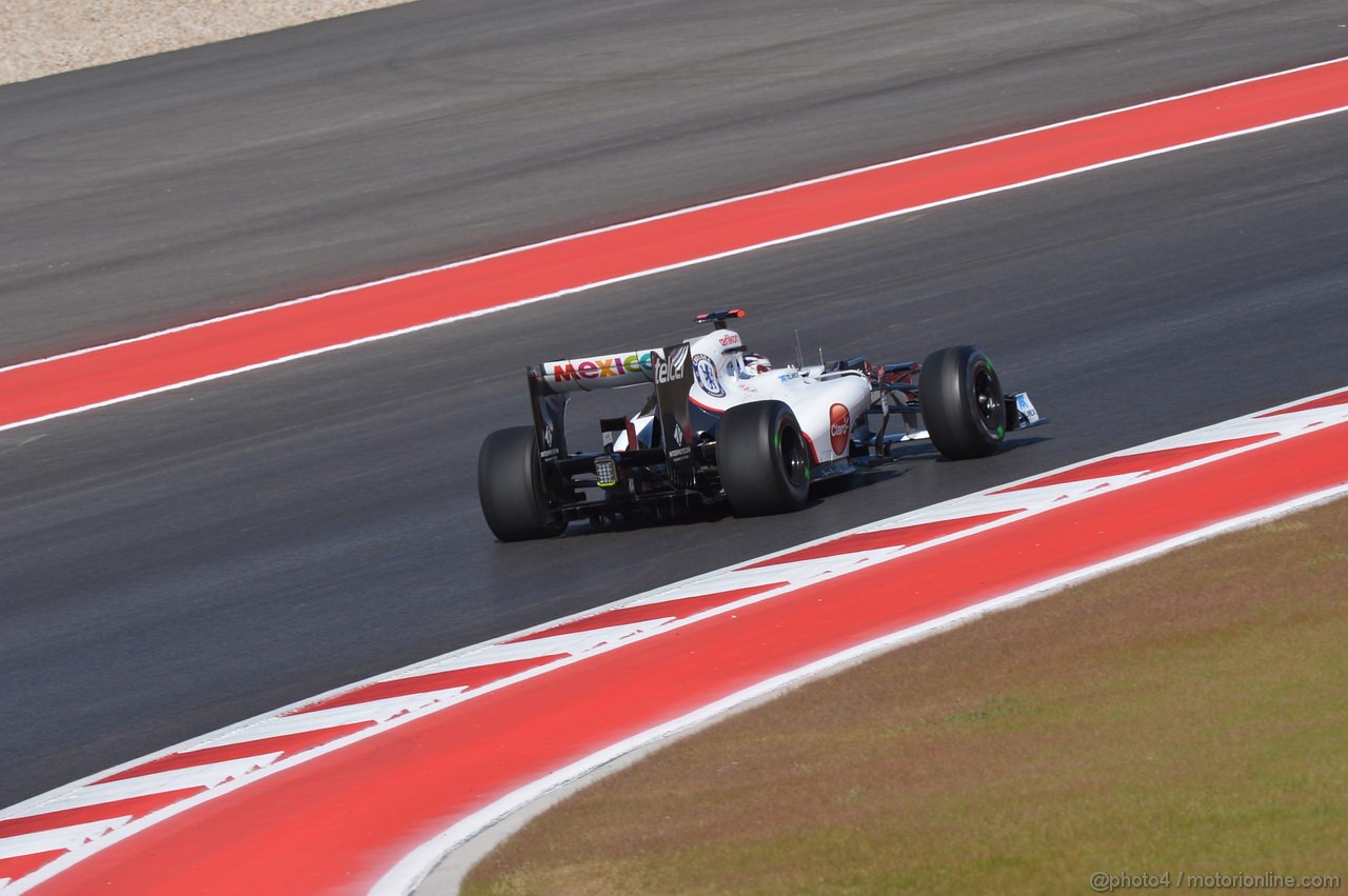GP USA, 16.11.2012 - Free practice 2, Kamui Kobayashi (JAP) Sauber F1 Team C31