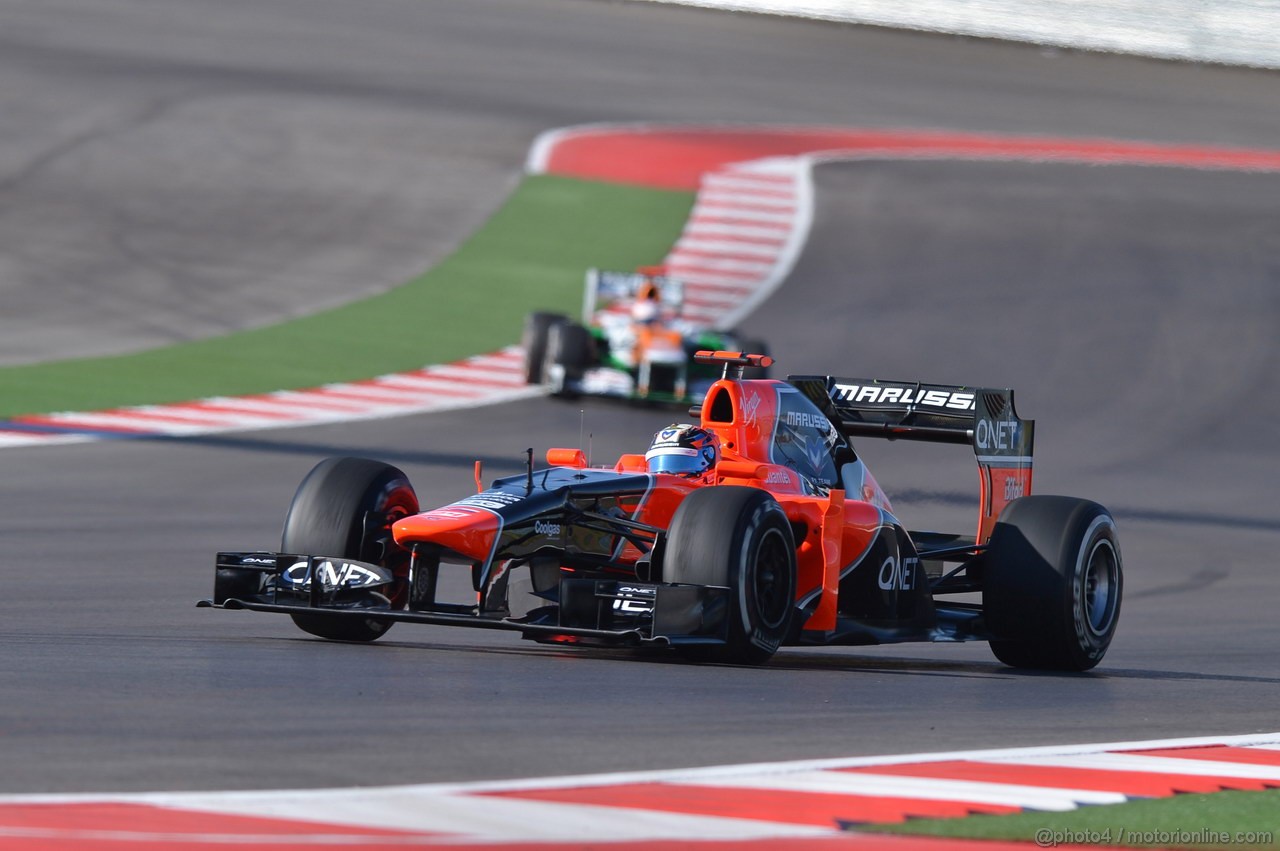 GP USA, 16.11.2012 - Free practice 2, Timo Glock (GER) Marussia F1 Team MR01