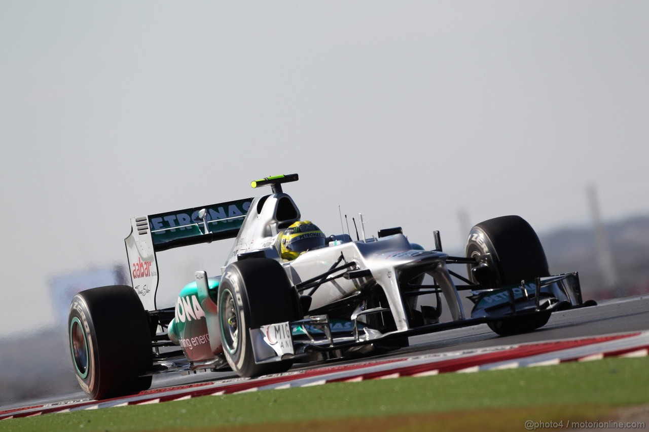 GP USA, 16.11.2012 - Free practice 2, Nico Rosberg (GER) Mercedes AMG F1 W03