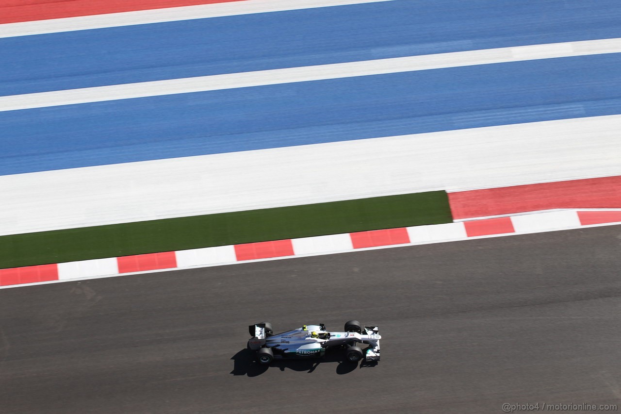 GP USA, 16.11.2012 - Free practice 2, Nico Rosberg (GER) Mercedes AMG F1 W03
