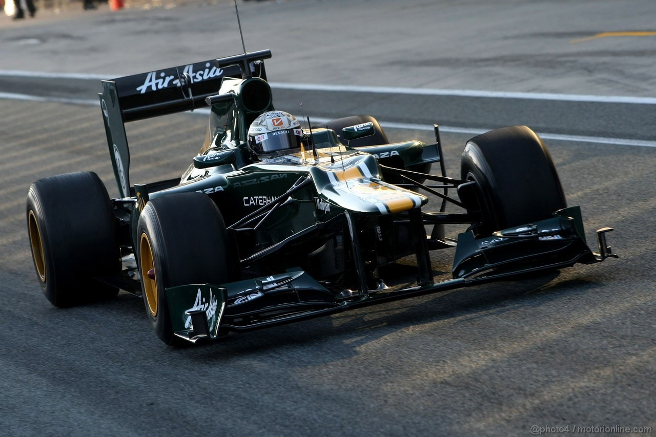 Jerez Test Febbraio 2012, 09.02.2012 Jerez, Spain,
Giedo van der Garde (NEL), Caterham F1 Team   - Formula 1 Testing, day 1 - Formula 1 World Championship 