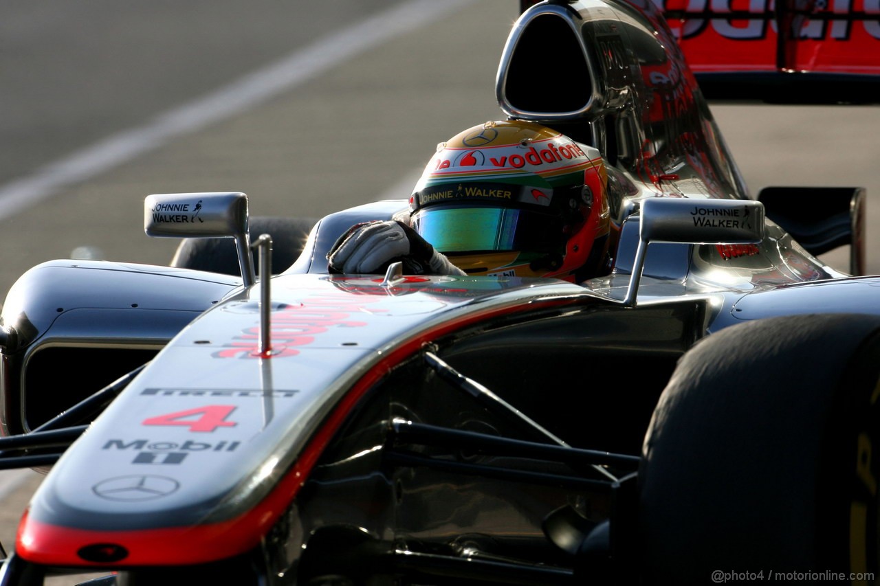 Jerez Test Febbraio 2012, 09.02.2012 Jerez, Spain,
Lewis Hamilton (GBR), McLaren Mercedes   - Formula 1 Testing, day 1 - Formula 1 World Championship 