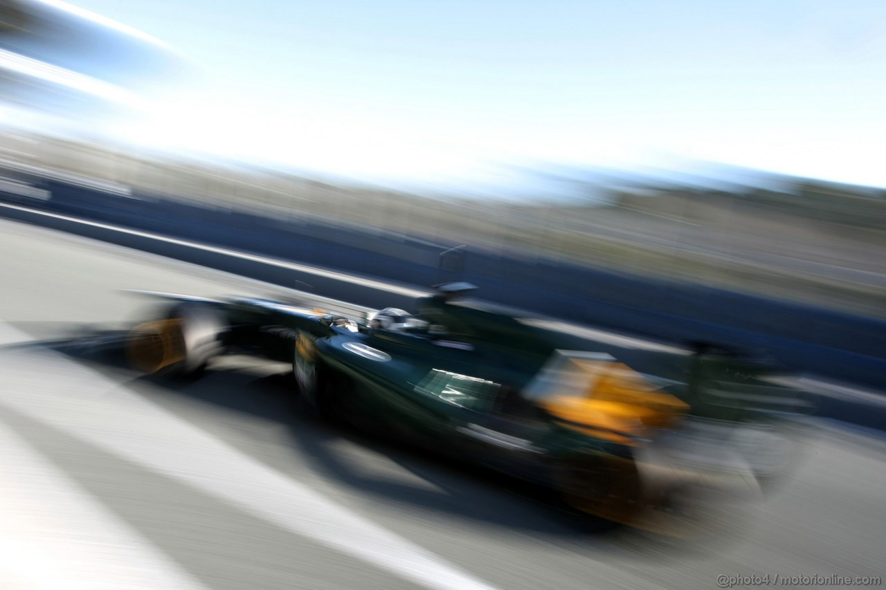 Jerez Test Febbraio 2012, 09.02.2012 Jerez, Spain,
Giedo van der Garde (NEL), Caterham F1 Team   - Formula 1 Testing, day 1 - Formula 1 World Championship 