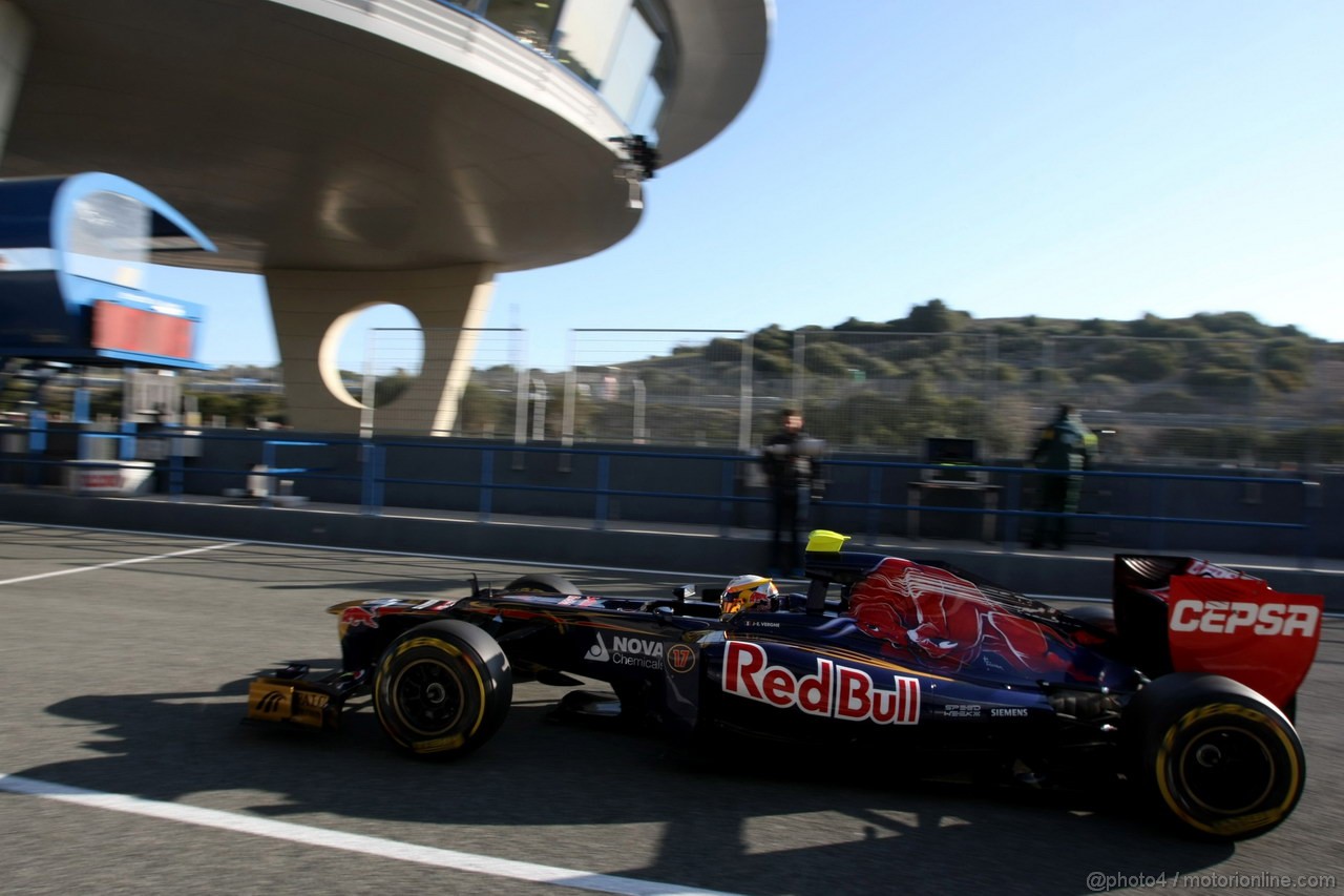 Jerez Test Febbraio 2012, 09.02.2012 Jerez, Spain,
Jean-Eric Vergne (FRA), Scuderia Toro Rosso    - Formula 1 Testing, day 1 - Formula 1 World Championship 