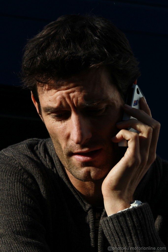 Jerez Test Febbraio 2012, 09.02.2012 Jerez, Spain,
Mark Webber (AUS), Red Bull Racing   - Formula 1 Testing, day 1 - Formula 1 World Championship 