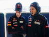 Jerez Test Febbraio 2012, JEREZ DE LA FRONTERA, SPAIN - FEBRUARY 09:  Jean-Eric Vergne (L) of France e Scuderia Toro Rosso talks with Team Principal Franz Tost (R) as he prepares to drive during day three of Formula One winter testing at the Circuito de Jerez on February 9, 2012 in Jerez de la Frontera, Spain.  (Photo by Peter Fox/Getty Images)