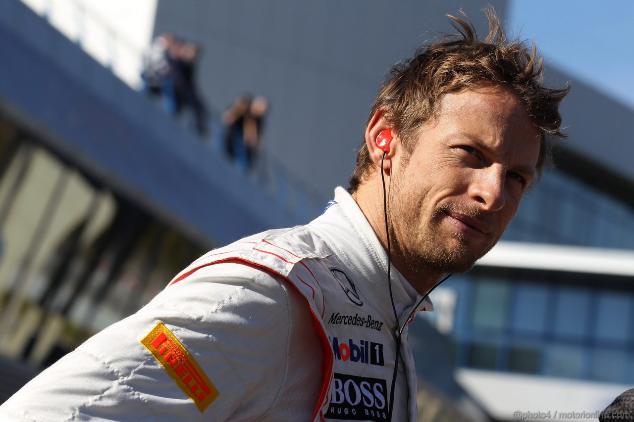 Jerez Test Febbraio 2012, 07.02.2012 Jerez, Spain,
Jenson Button (GBR), McLaren Mercedes   - Formula 1 Testing, day 1 - Formula 1 World Championship 